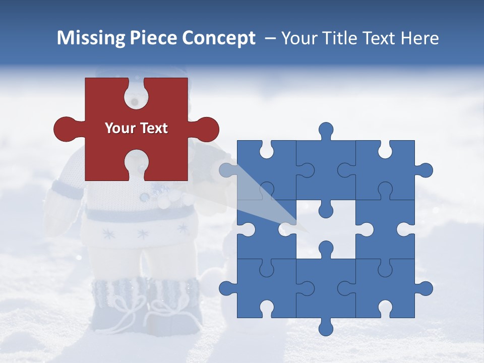 January Crystal Covering PowerPoint Template