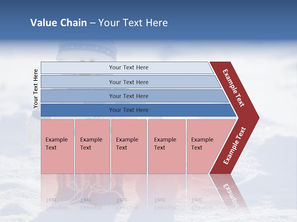 January Crystal Covering PowerPoint Template