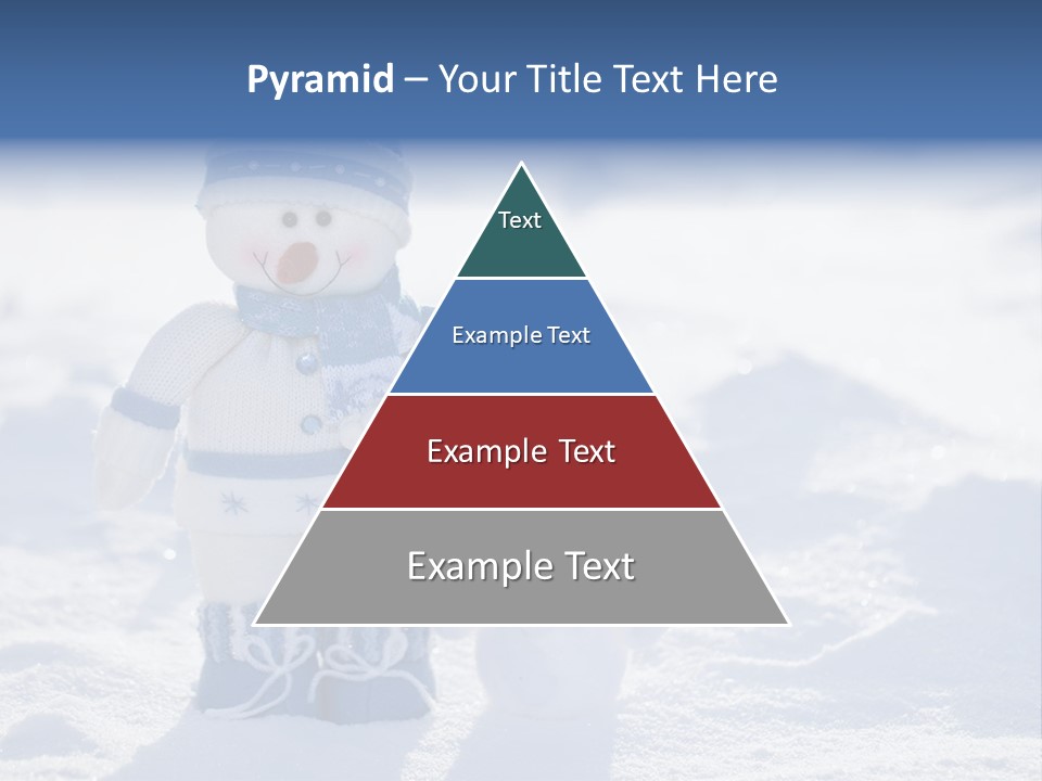 January Crystal Covering PowerPoint Template