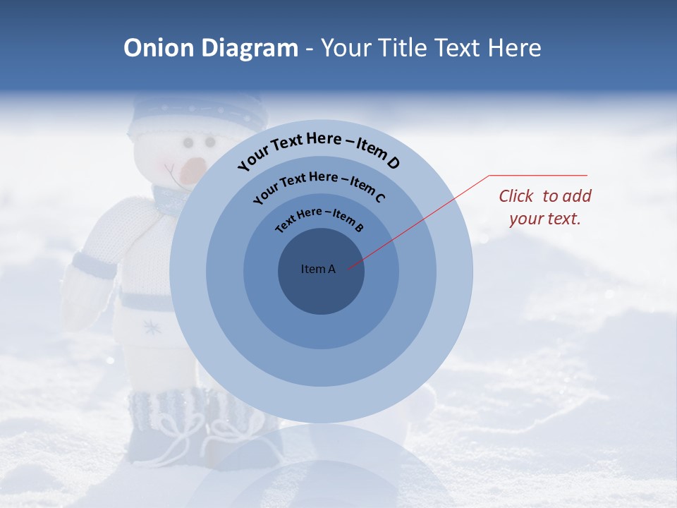 January Crystal Covering PowerPoint Template