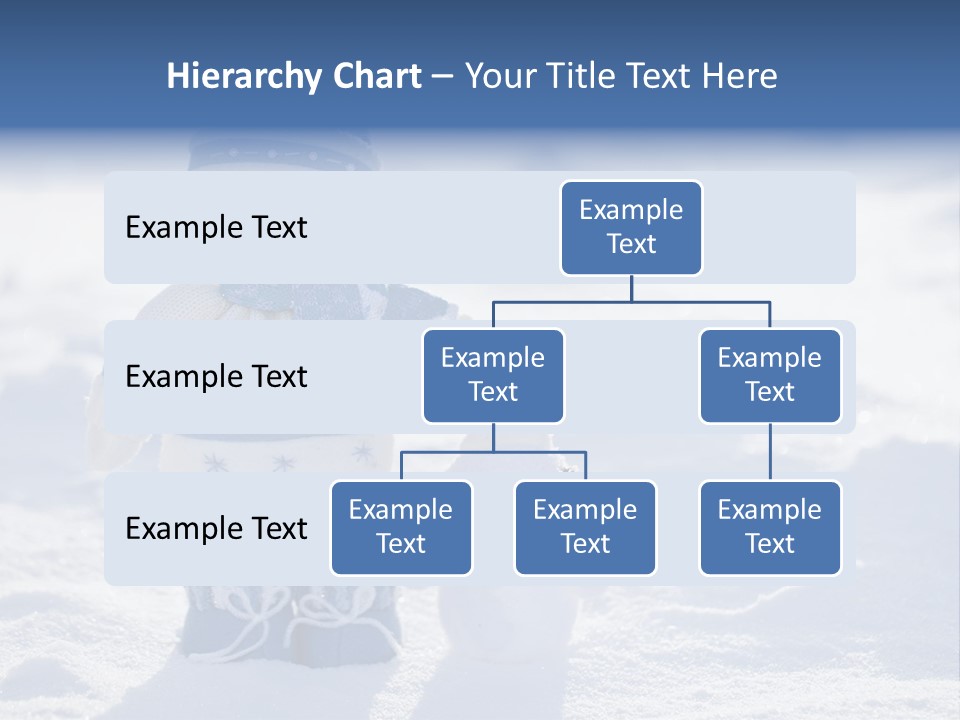 January Crystal Covering PowerPoint Template