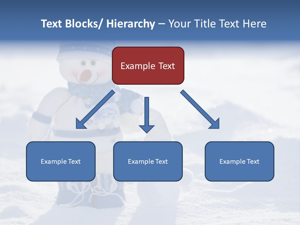 January Crystal Covering PowerPoint Template