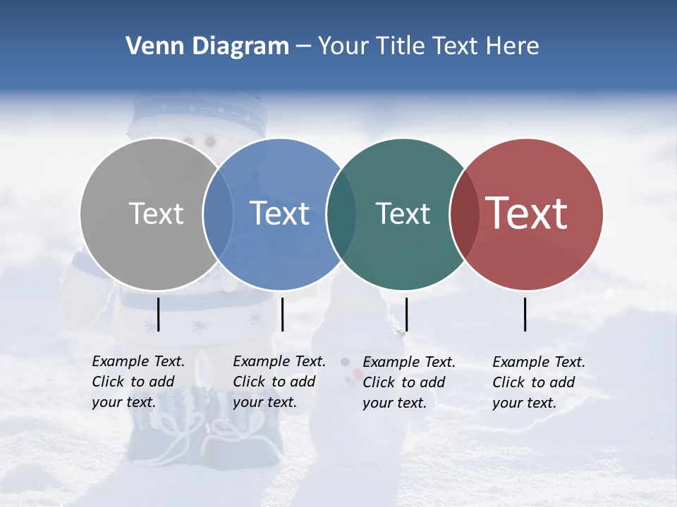 January Crystal Covering PowerPoint Template
