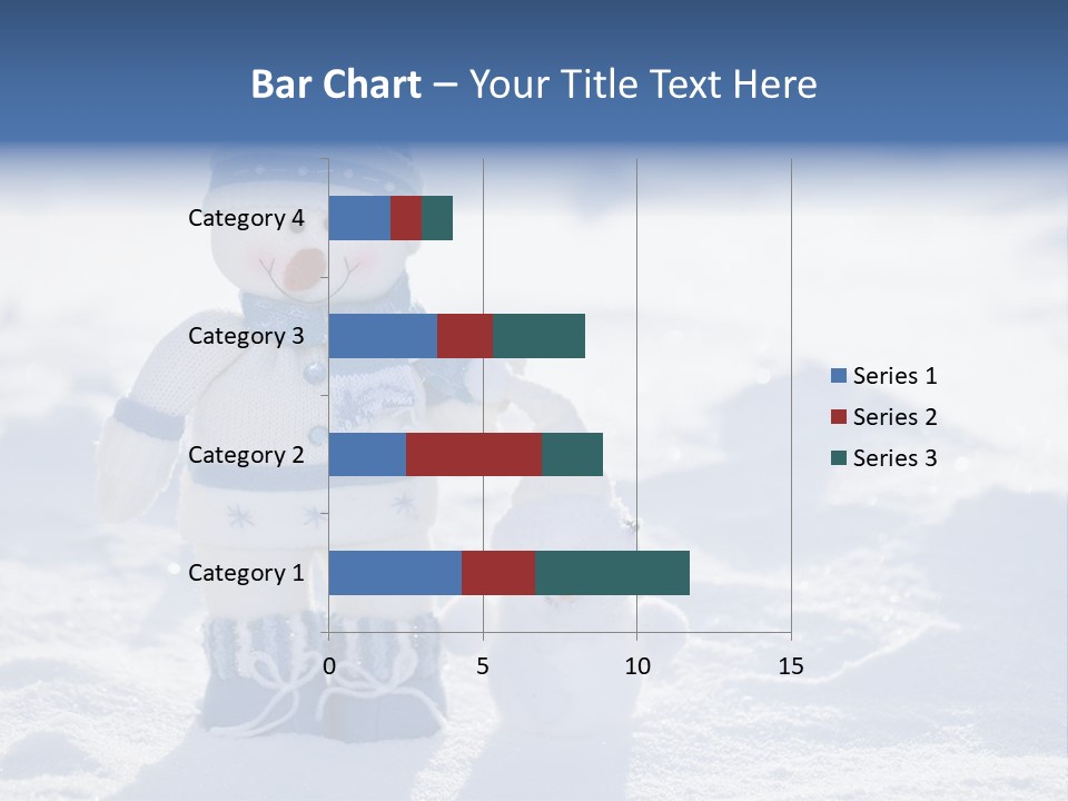 January Crystal Covering PowerPoint Template
