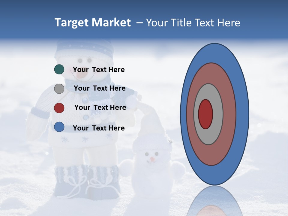 January Crystal Covering PowerPoint Template