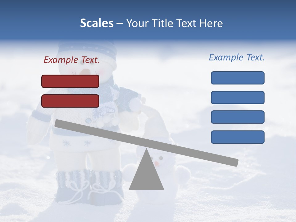 January Crystal Covering PowerPoint Template