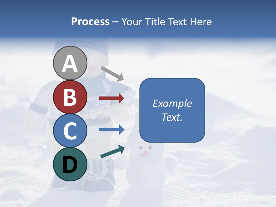 January Crystal Covering PowerPoint Template
