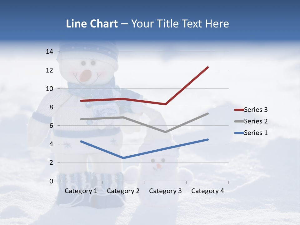 January Crystal Covering PowerPoint Template
