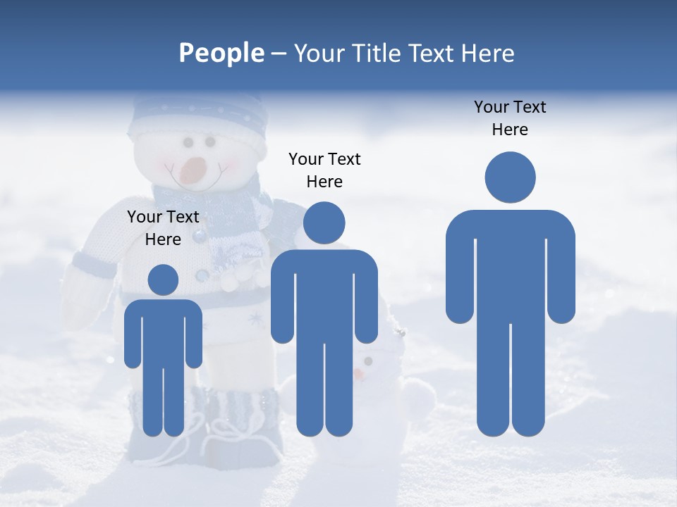 January Crystal Covering PowerPoint Template