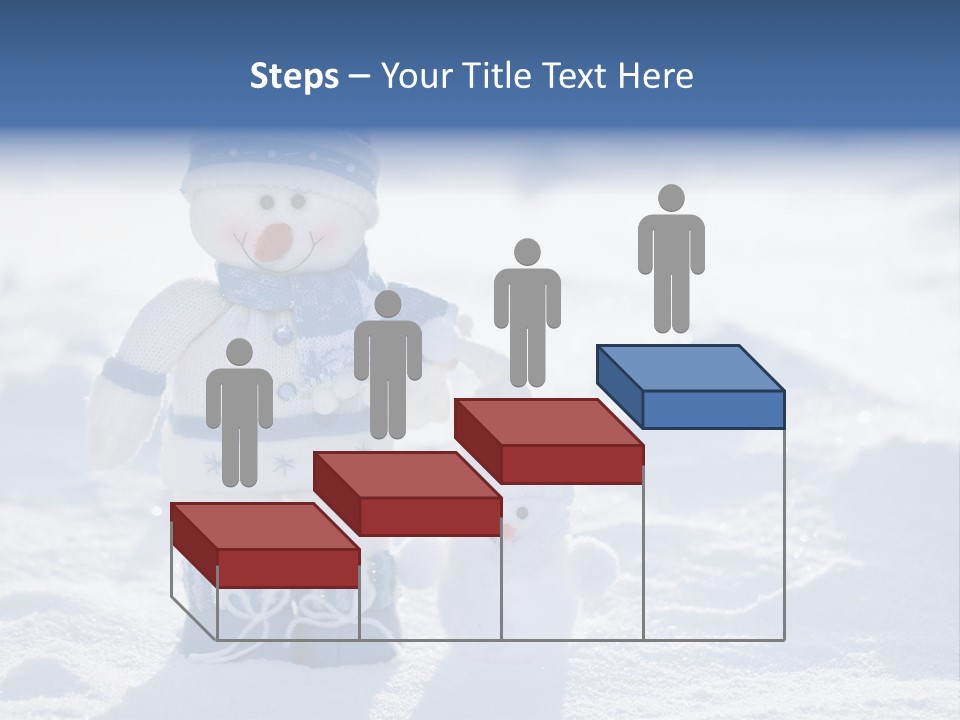 January Crystal Covering PowerPoint Template