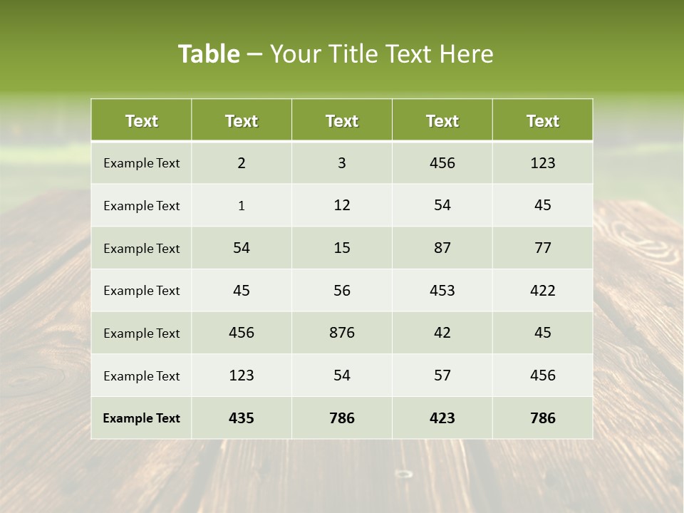 Board Background Fall PowerPoint Template