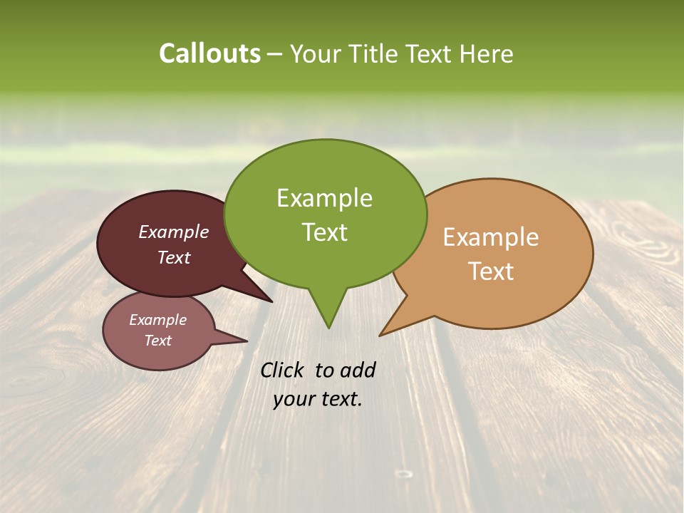 Board Background Fall PowerPoint Template