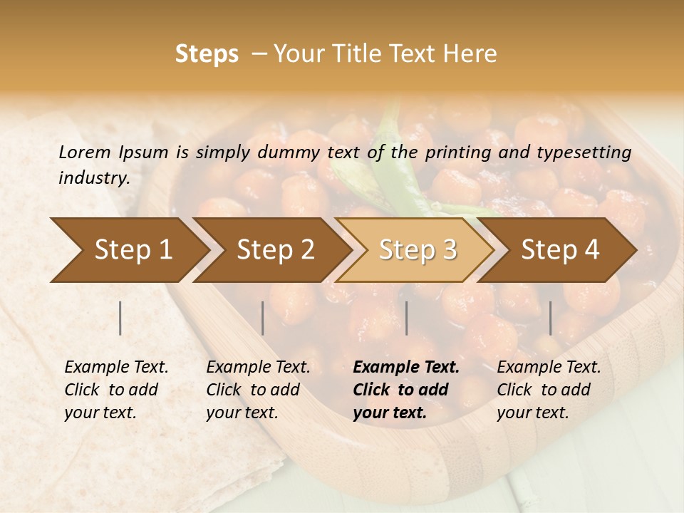 Masala Restaurant Flatbread PowerPoint Template