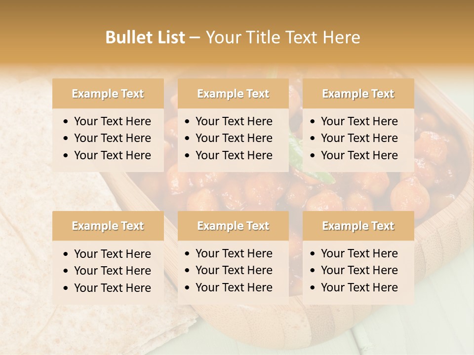 Masala Restaurant Flatbread PowerPoint Template