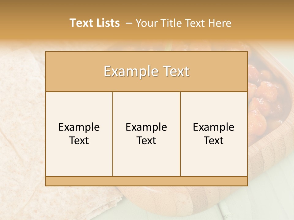 Masala Restaurant Flatbread PowerPoint Template