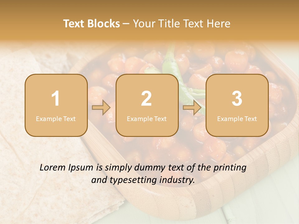 Masala Restaurant Flatbread PowerPoint Template