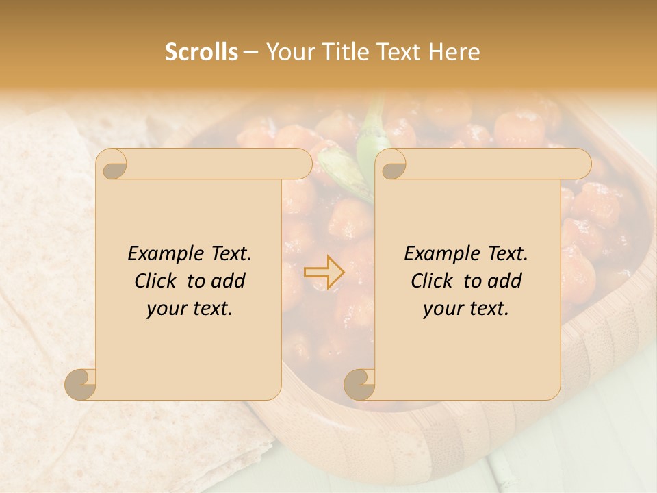 Masala Restaurant Flatbread PowerPoint Template