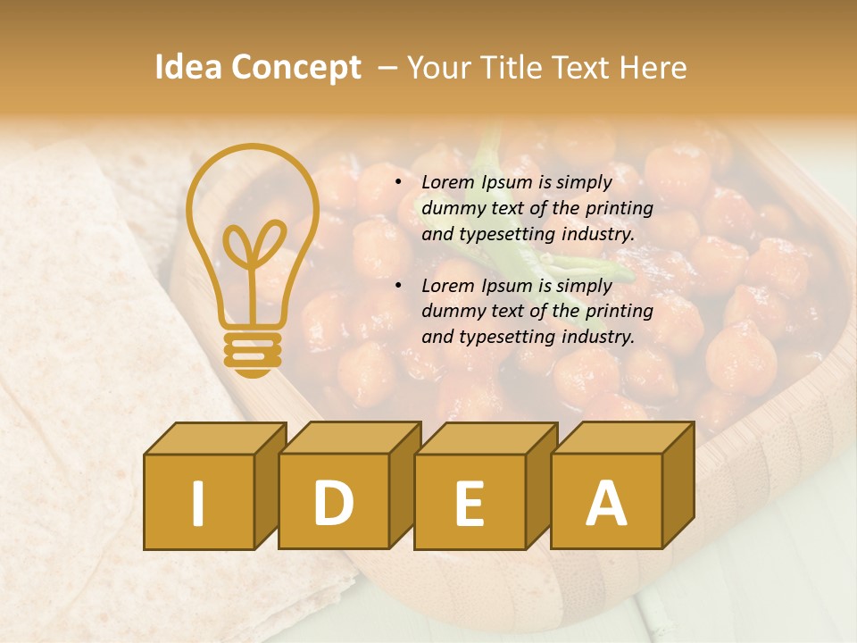 Masala Restaurant Flatbread PowerPoint Template