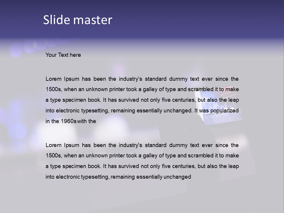 Shoulder Young Focus PowerPoint Template