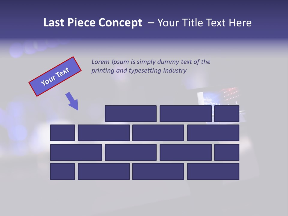 Shoulder Young Focus PowerPoint Template