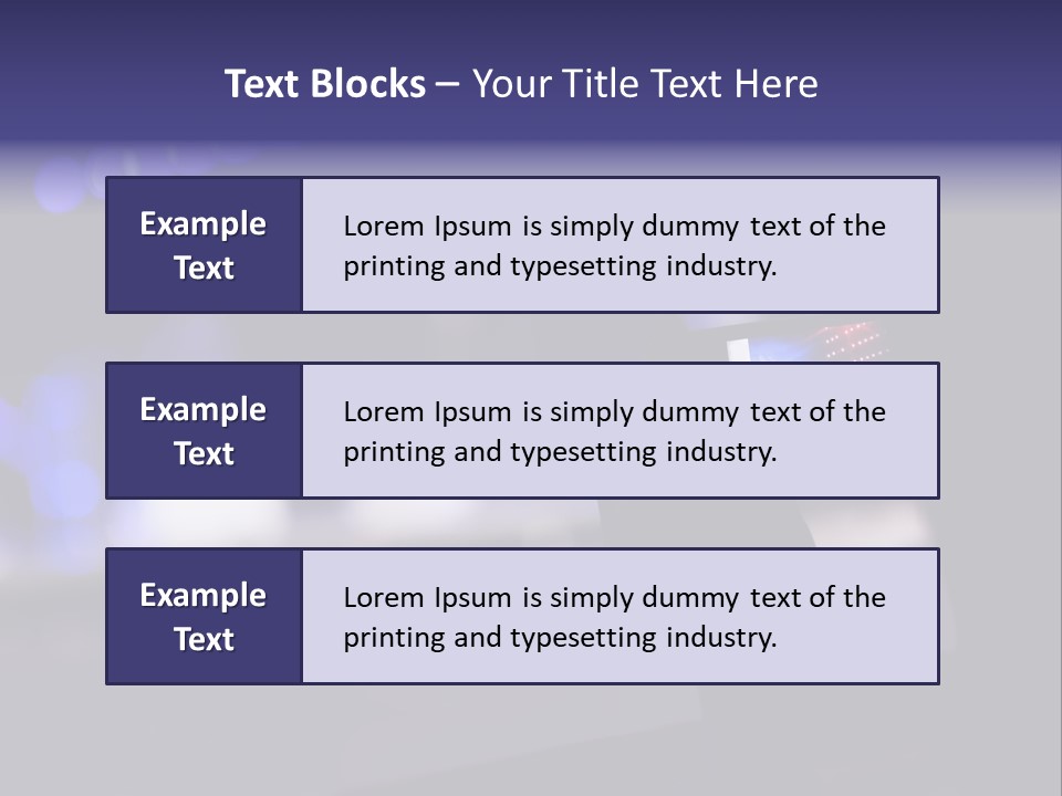 Shoulder Young Focus PowerPoint Template