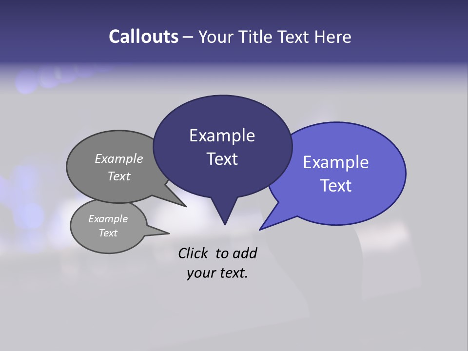 Shoulder Young Focus PowerPoint Template
