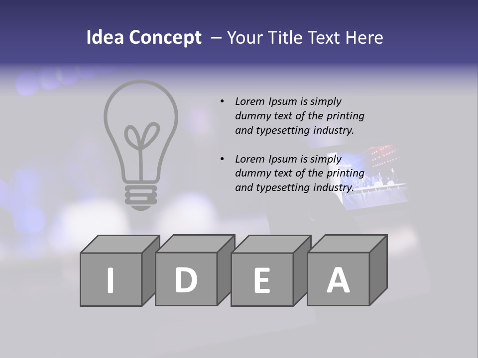 Shoulder Young Focus PowerPoint Template