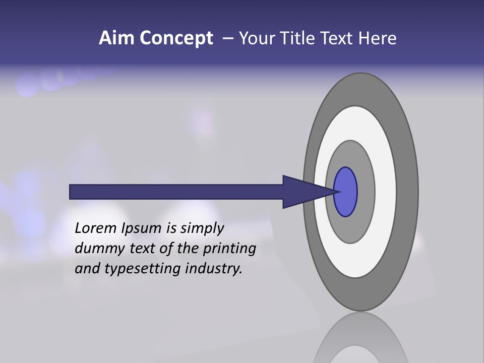 Shoulder Young Focus PowerPoint Template