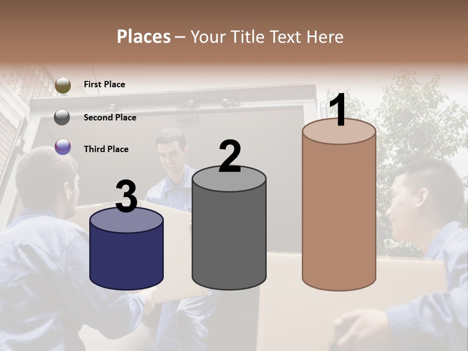Giving Teamwork Young Men PowerPoint Template