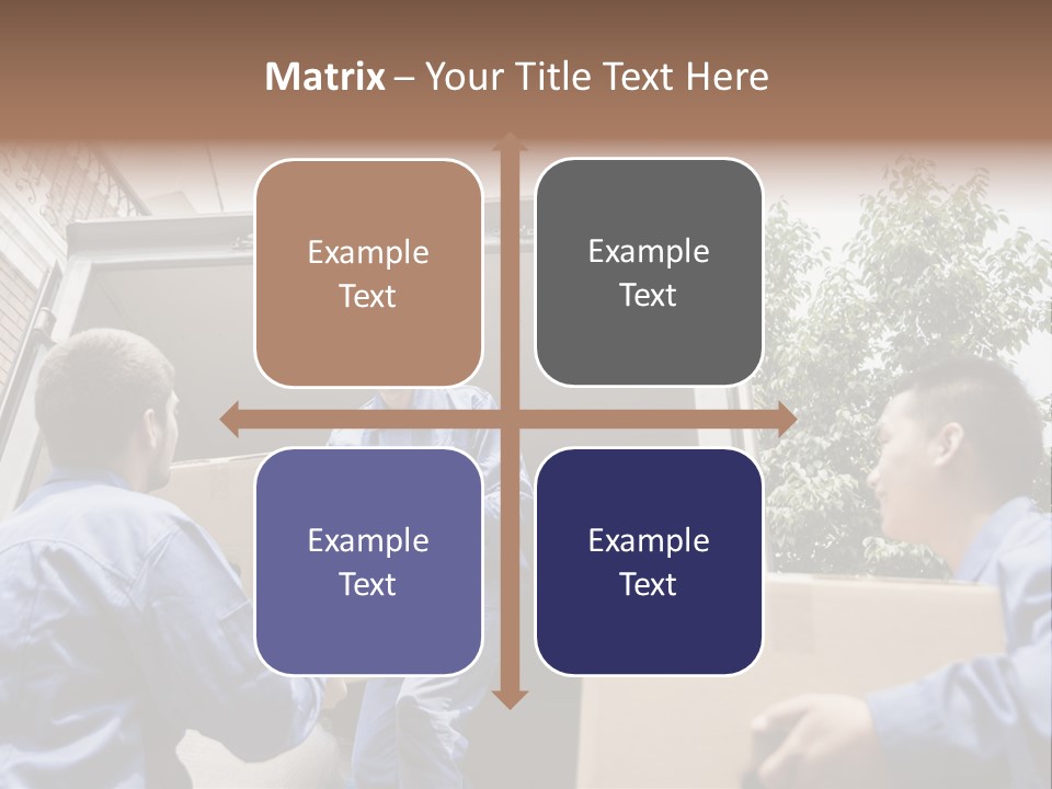 Giving Teamwork Young Men PowerPoint Template