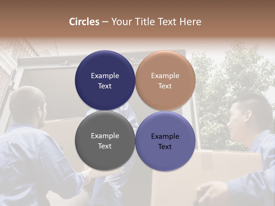 Giving Teamwork Young Men PowerPoint Template