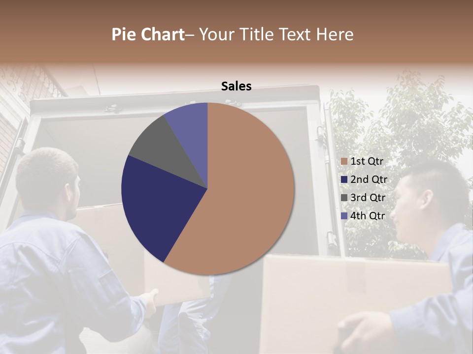 Giving Teamwork Young Men PowerPoint Template