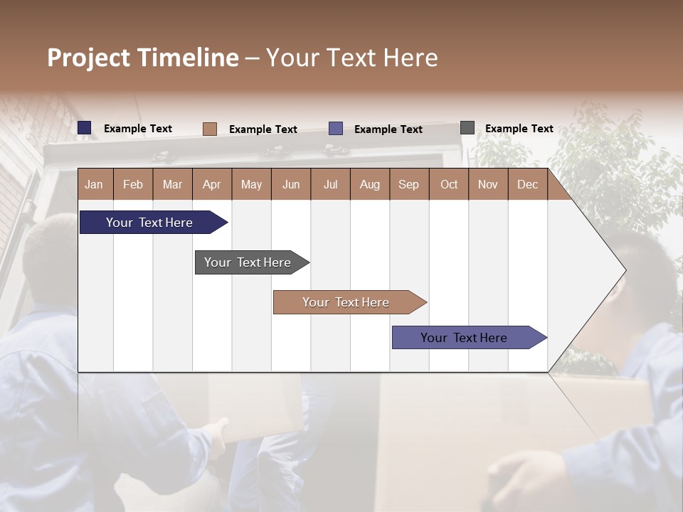 Giving Teamwork Young Men PowerPoint Template