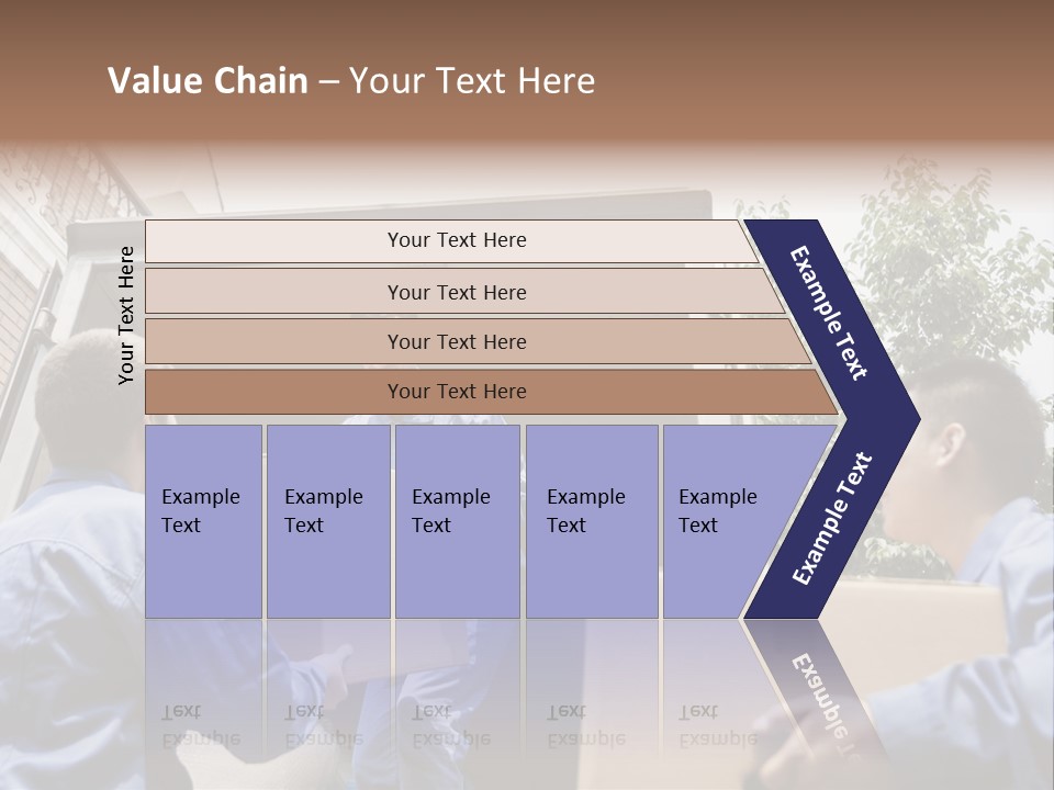 Giving Teamwork Young Men PowerPoint Template