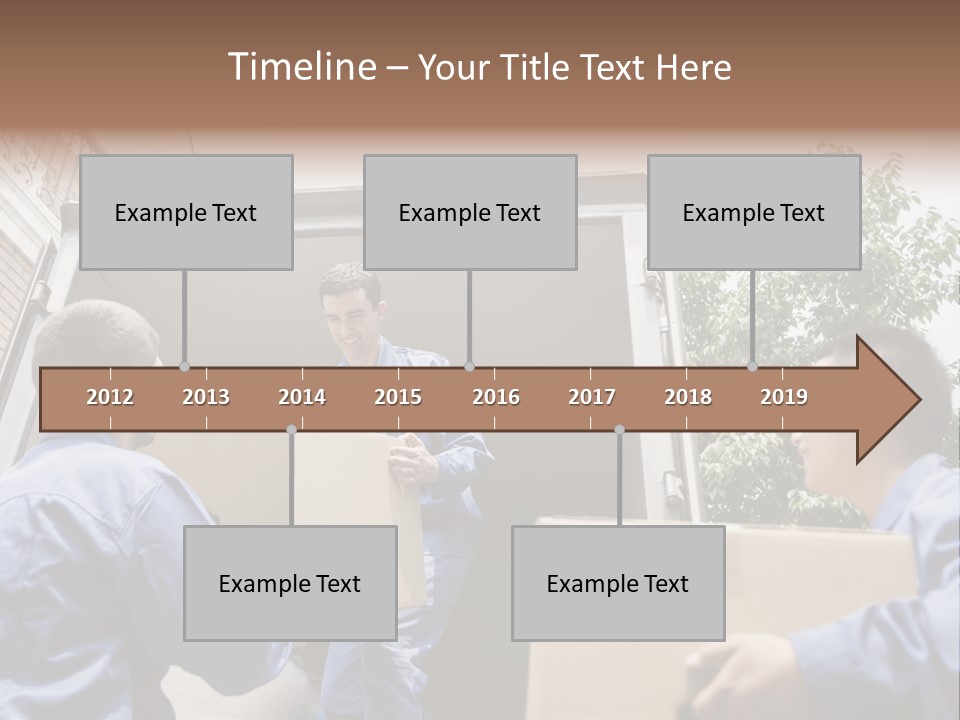 Giving Teamwork Young Men PowerPoint Template