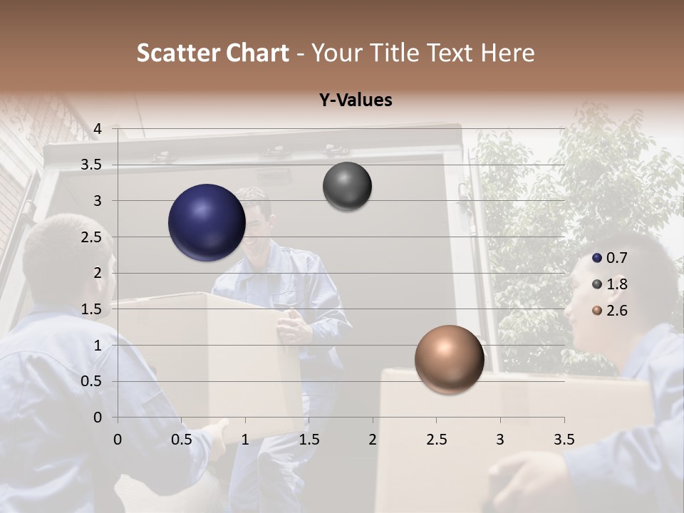 Giving Teamwork Young Men PowerPoint Template