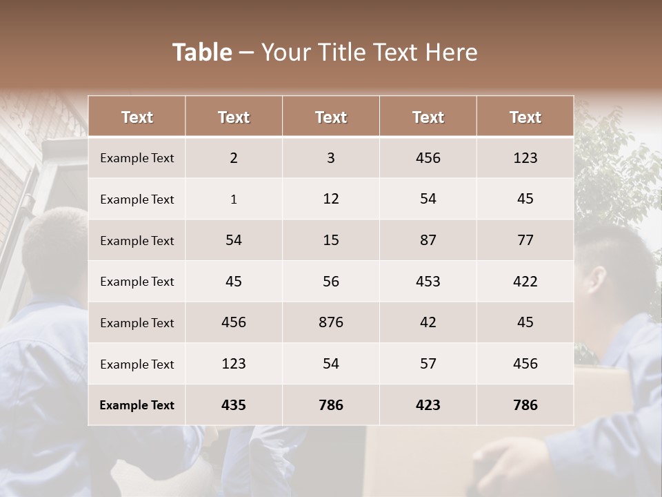 Giving Teamwork Young Men PowerPoint Template