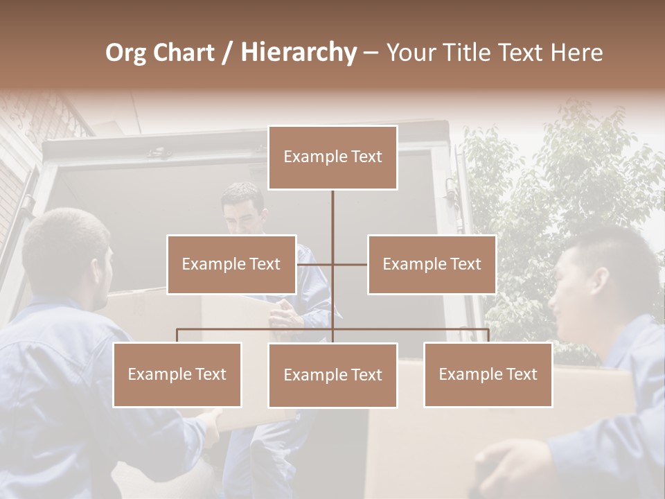 Giving Teamwork Young Men PowerPoint Template