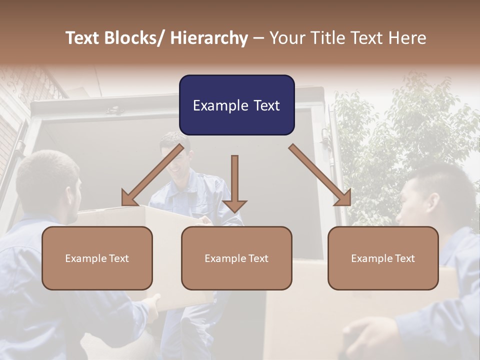 Giving Teamwork Young Men PowerPoint Template