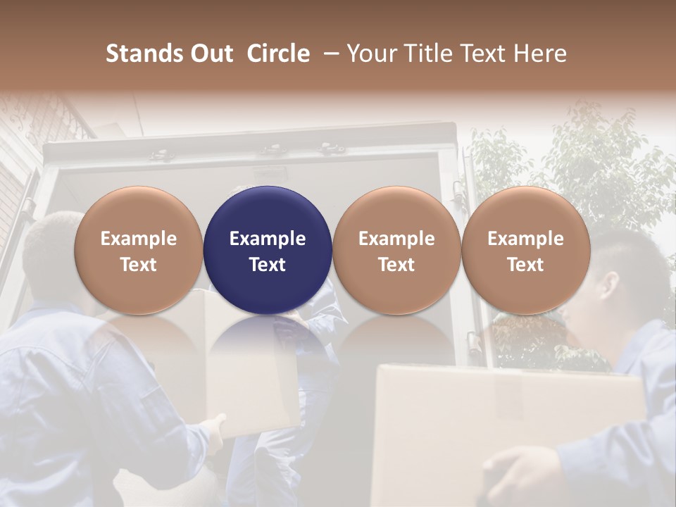 Giving Teamwork Young Men PowerPoint Template