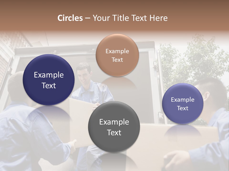 Giving Teamwork Young Men PowerPoint Template
