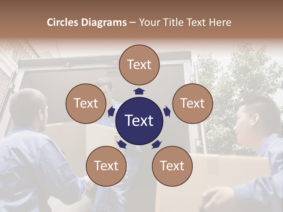 Giving Teamwork Young Men PowerPoint Template