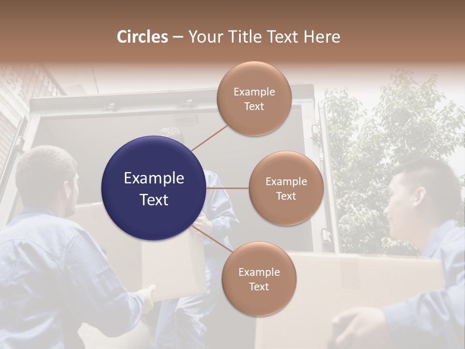 Giving Teamwork Young Men PowerPoint Template