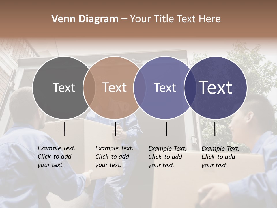 Giving Teamwork Young Men PowerPoint Template