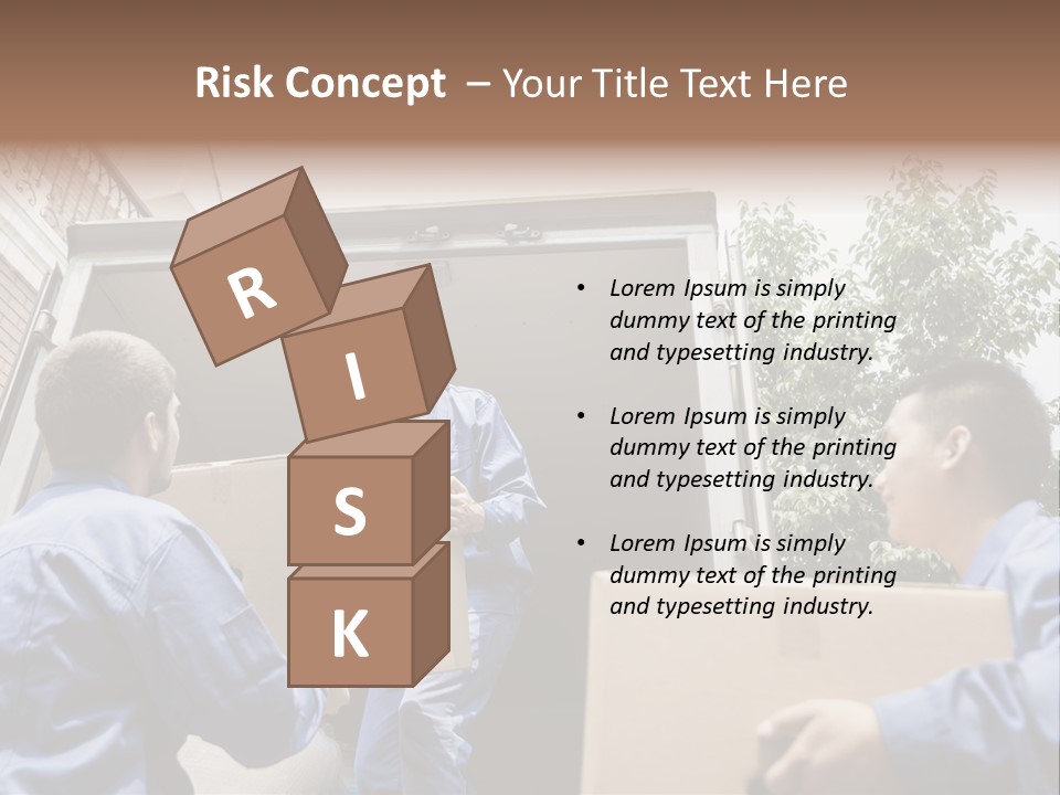 Giving Teamwork Young Men PowerPoint Template