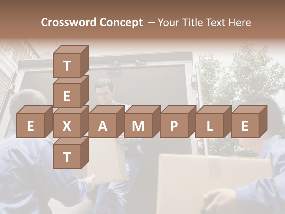 Giving Teamwork Young Men PowerPoint Template