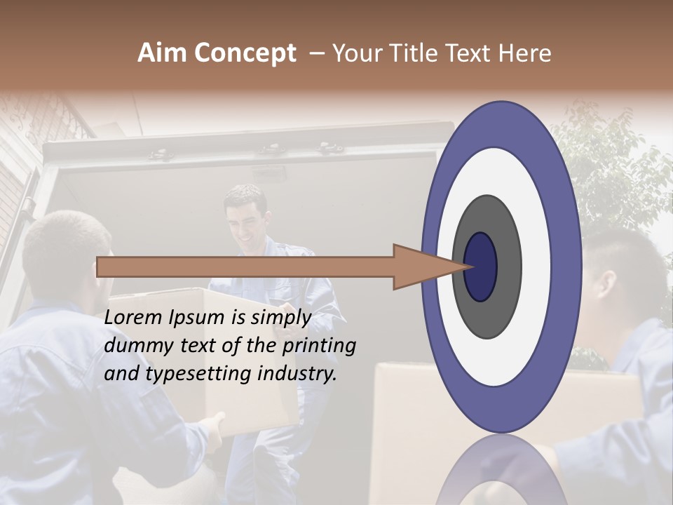 Giving Teamwork Young Men PowerPoint Template