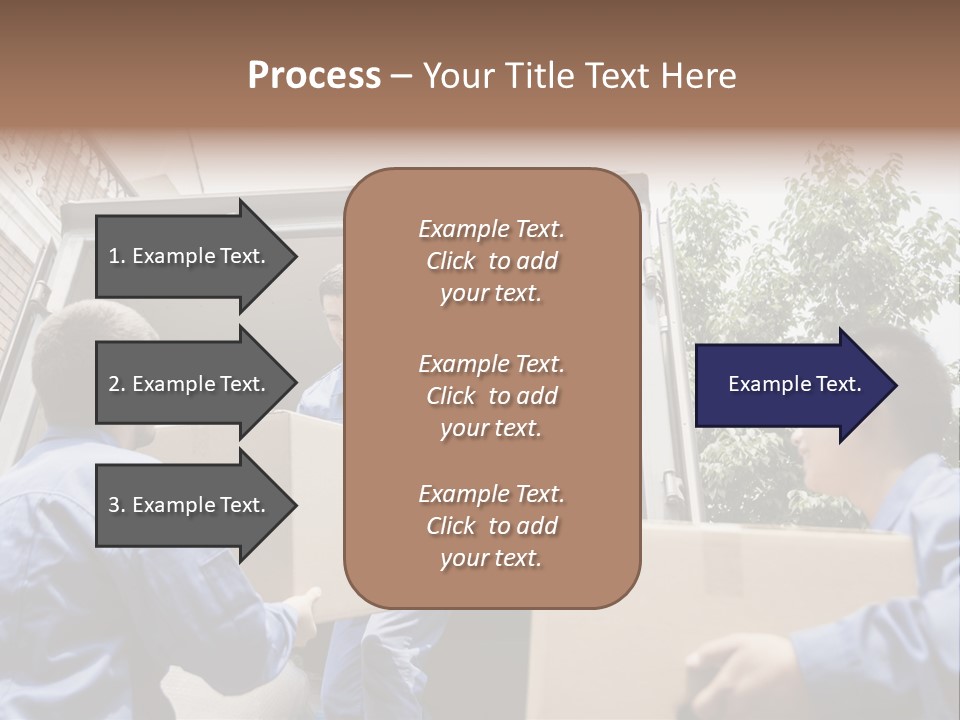 Giving Teamwork Young Men PowerPoint Template