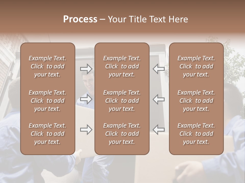 Giving Teamwork Young Men PowerPoint Template