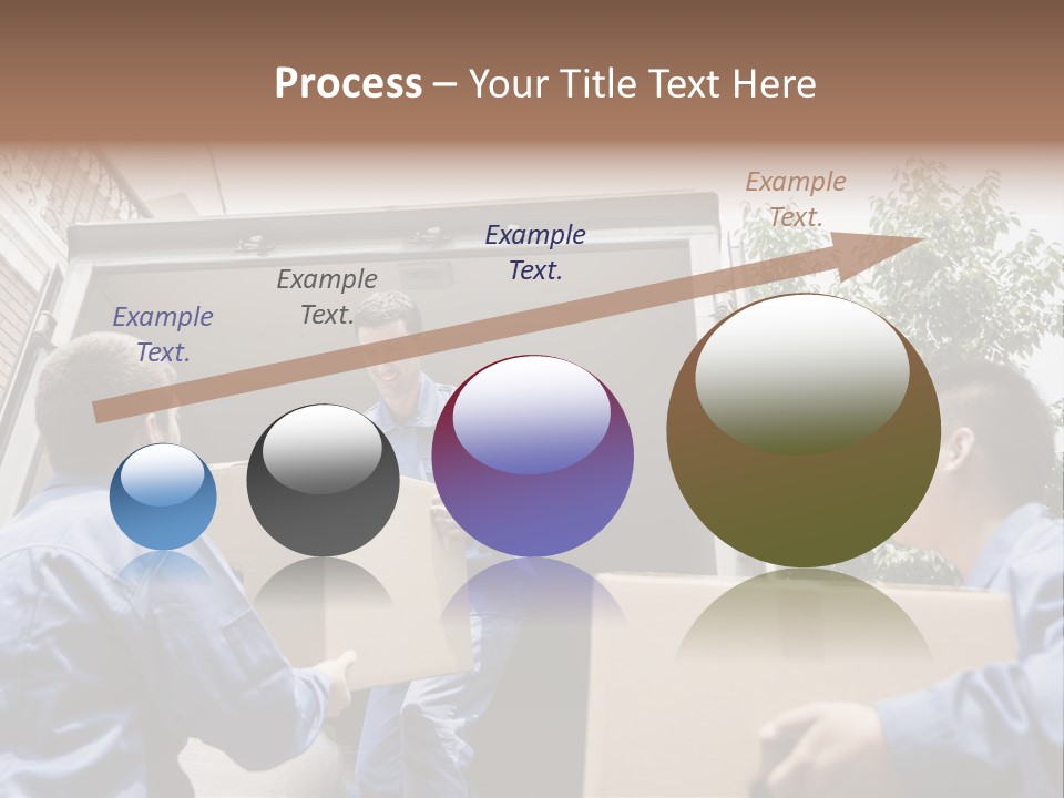 Giving Teamwork Young Men PowerPoint Template